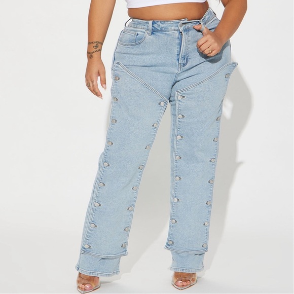 Fashion Nova Jewelry - WORN ONCE FASHIONNOVA JEANS